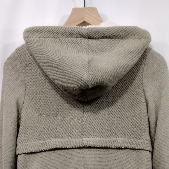 Rip Curl Penny Longline Fleece Jacket Women's S Cream Casual Retro Warm - Picture 6 of 11